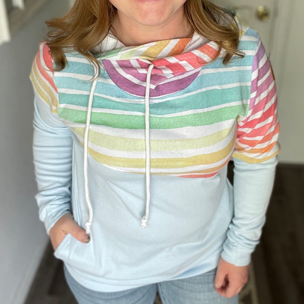 Rainbow hoodie